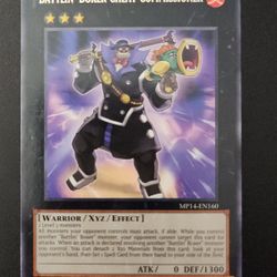 YuGiOh Battlin' Boxer Cheat Commissioner 1st Edition Rare Card MP14-EN160 - 2014 Mega-Tins Mega Pack