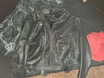 Men's leather jacket