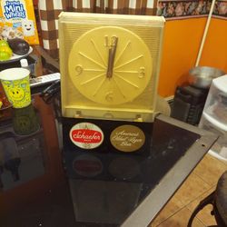 Schaefer Lager Beer Vintage Clock