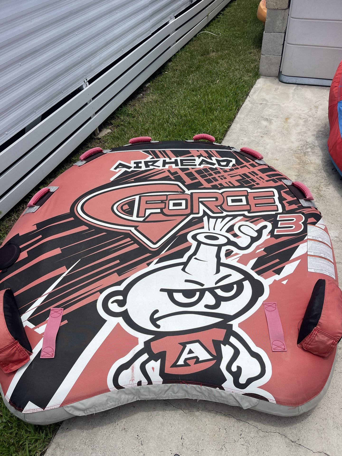 Airhead G-Force 3 Towable Tube, which is a 1-3 rider towable tube