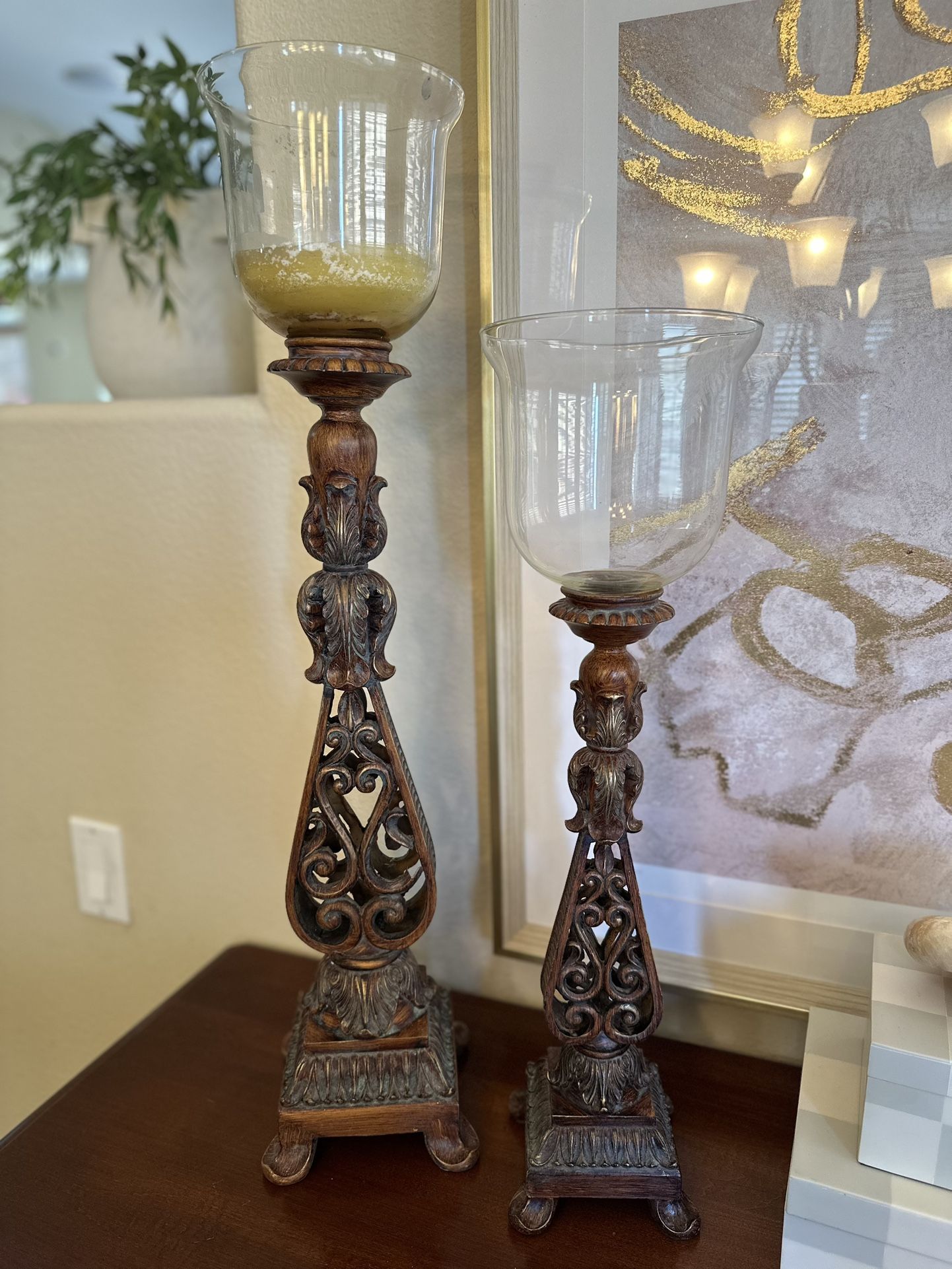 Decorative Candle Holders – Set of 2