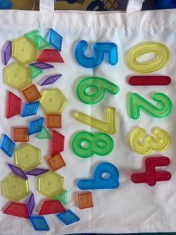 Translucent numbers and shapes