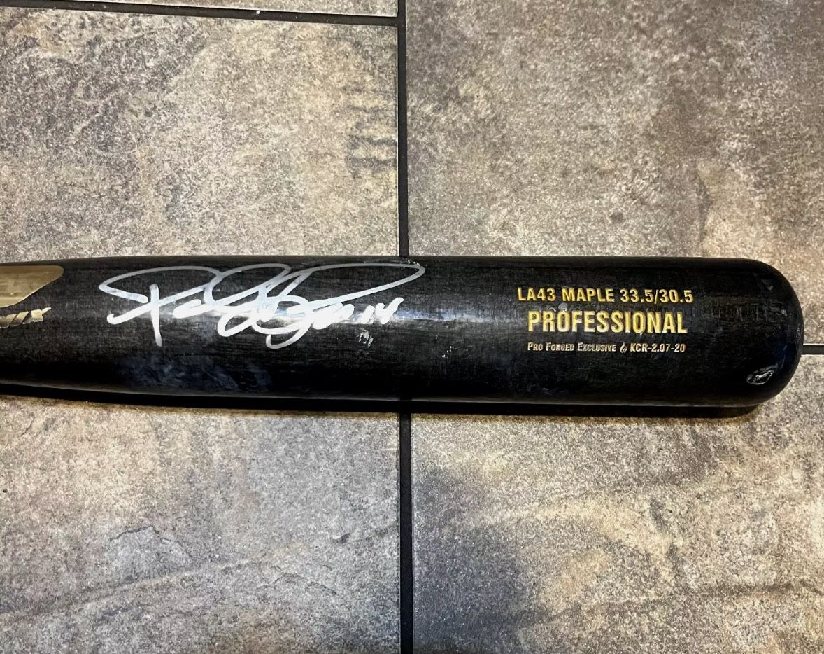 Paul Konerko Signed White Sox Game Used Bat