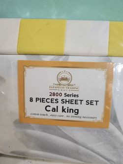 Papapiyay 2800 Series Cal King 8-Piece Sheet Set