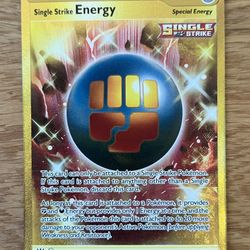 Pokemon Battle Styles Single Strike Energy Card # 183/163