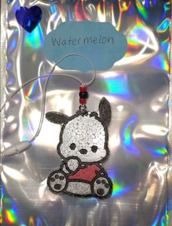 Pochacco Car Freshie. Watermelon Scent