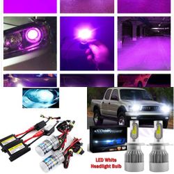 Led Headlight Bulb - Hid Conversion Kit - Replacement Lights For Any Ride Chevy Tahoe GMC Sierra Fog Low H11 Projector Housing Bulbs Ford Mustang F150