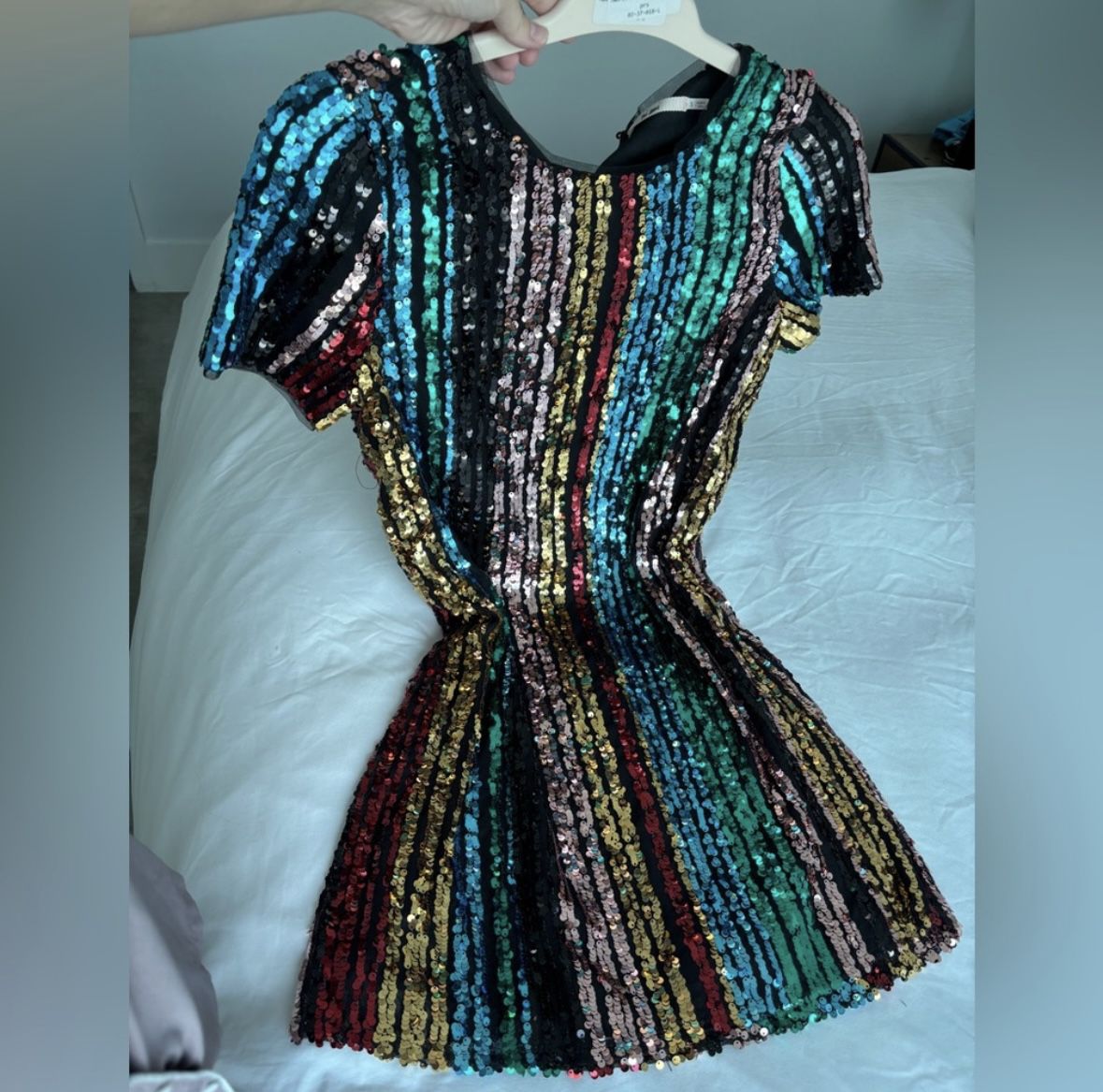 Multicolor sequins dress