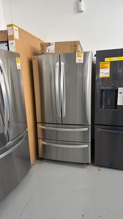 New LG 4 Door Refrigerator Stainless Steel