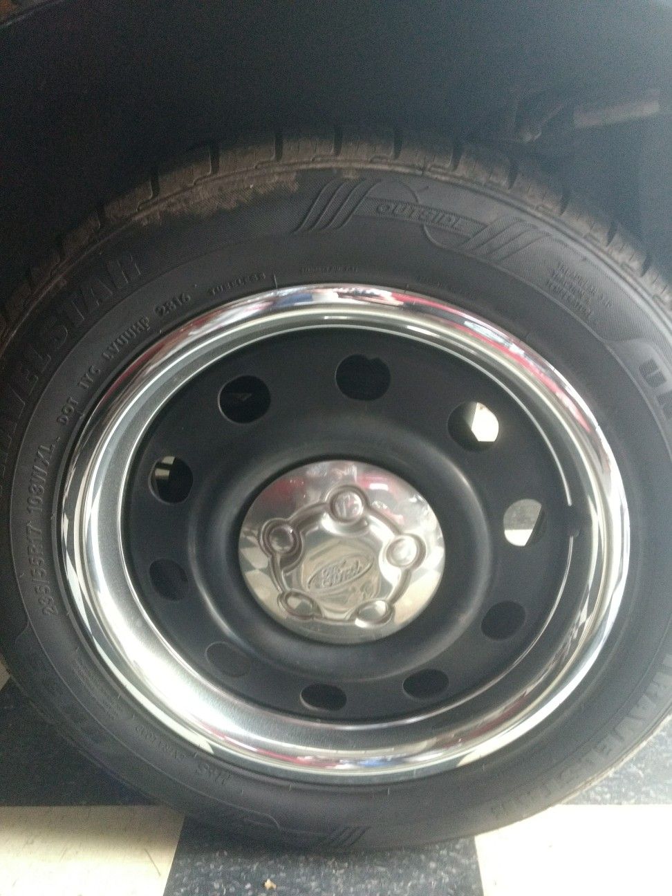 Crown Victoria P71 center caps and trim rings
