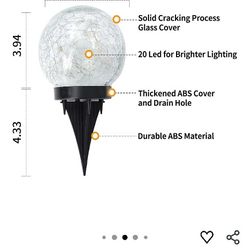 New Glass Lawn Globes