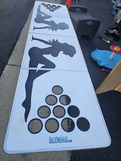 8 Ft Party Pong Table Folds Up Only $80