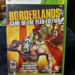 Borderlands GOTY Edition (Xbox 360) ADD-ON CONTENT - DISC ONLY Game of the Year