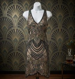 BABEYOND 1920s Art Deco Flapper Dress