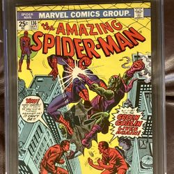 Amazing Spider-Man #136 CGC 9.6 NM+ 1st Harry Osborn Green Goblin Marvel Comics Books