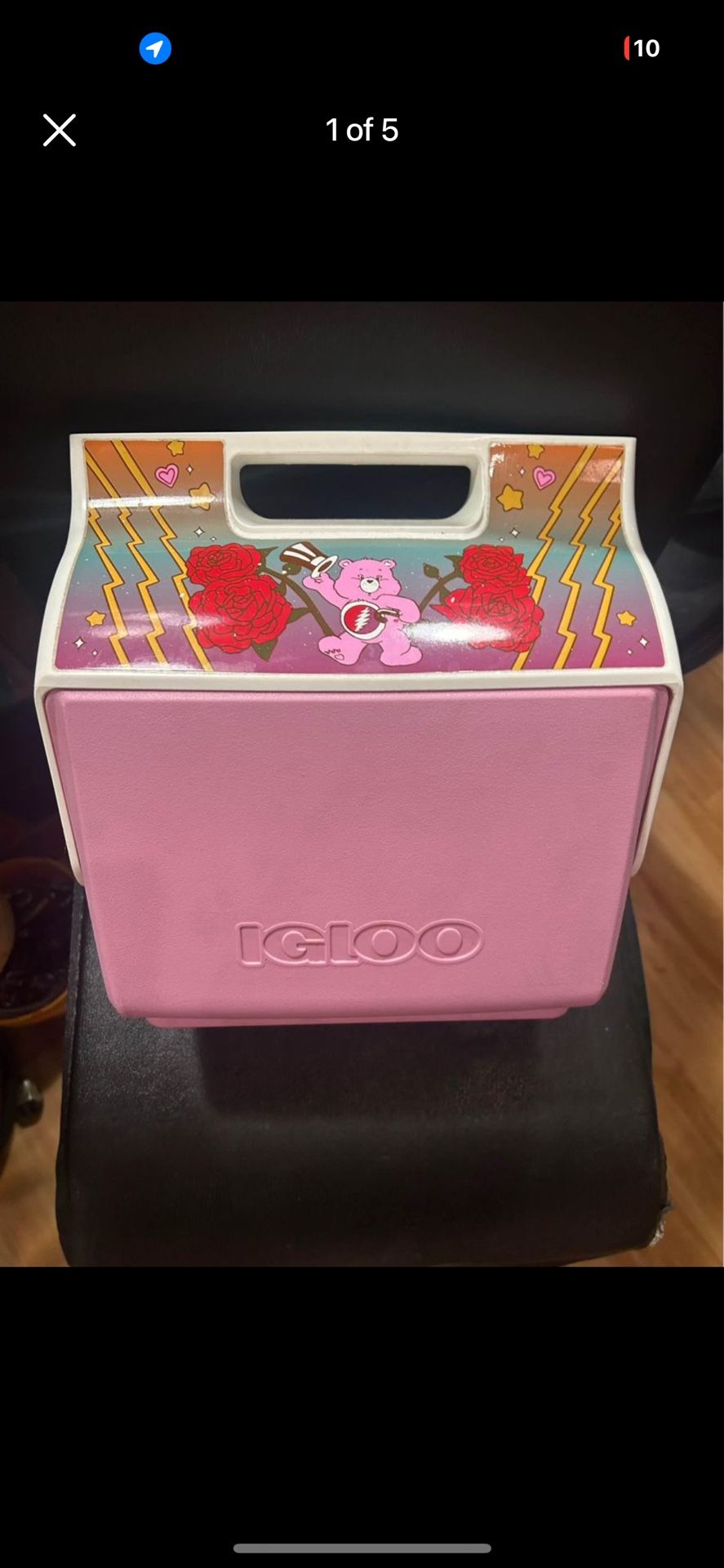 Sold Out Grateful Dead & Carebears Igloo Playmate 7 Qt Cooler