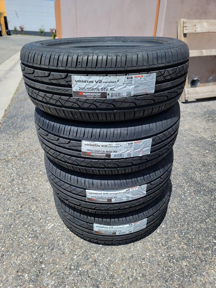 205 55 16 NEW TIRES COROLLA CIVIC SENTRA SCION KIA BMW 