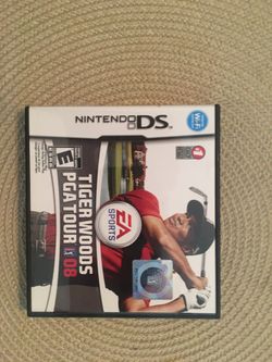 Nintendo ds Tiger woods pga tour 08