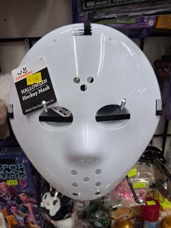Halloween Friday The 13th White Hockey Mask Costume Jason
