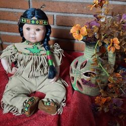 Sioux Porcelain Collection Doll
