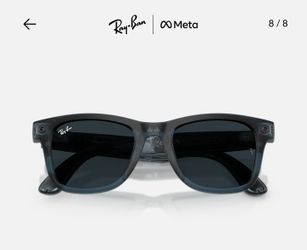 Ray-Ban Meta Gen 3 Wayfarer Transitions Smart Glasses RW4011 Transparent Black