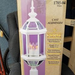 Patio lamp height 27"×91/4"