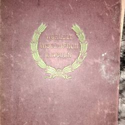 Worldly Wisdom From Lincoln Vintage Small Box 
