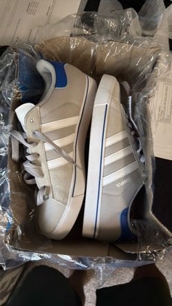 Adidas Campus Vulcanized Lace Up Sneakers Men's Casual Shoes US 12 Gray Blue