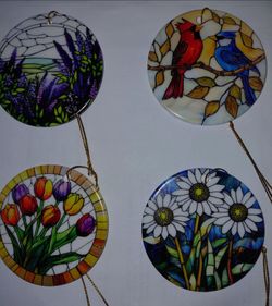 Lot of 4 Ceramic Ornaments