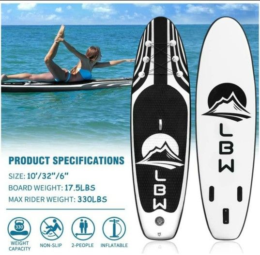 New LBW Inflatable Stand Up Paddle Board for Sale in Mesa, AZ OfferUp
