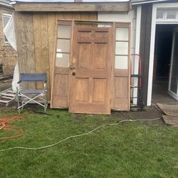 Exterior Door With Sides $250 or best offer 