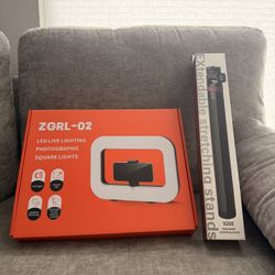 Vlogger Tripod With Light