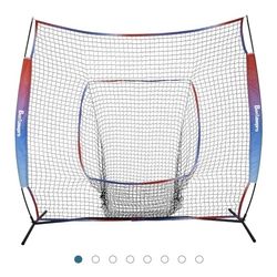 7' x 7' Baseball Softball Practice Net Portable 
