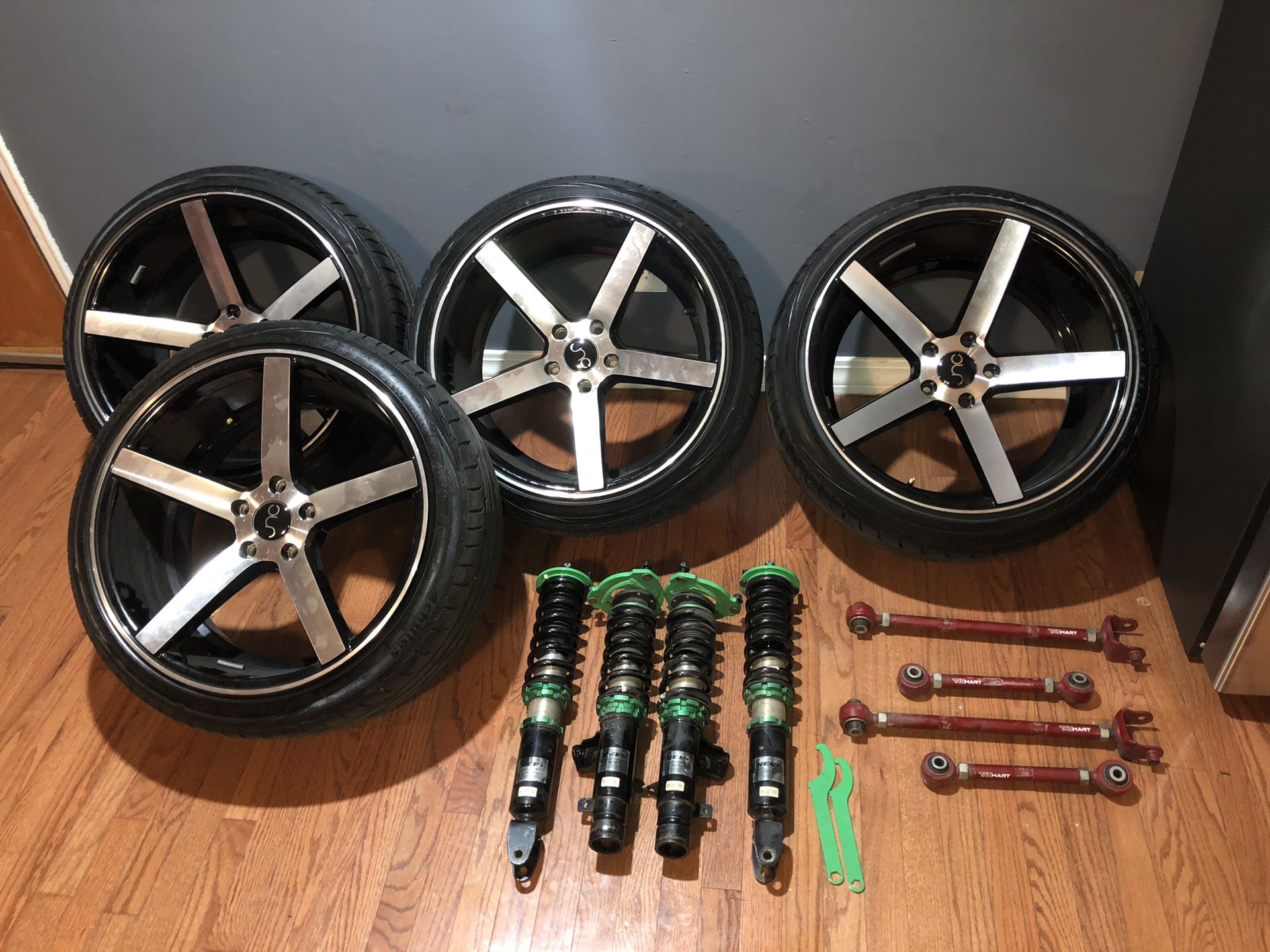 Rims & Coilovers & Camber Kit Honda Accord 2013