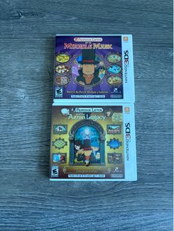 Professor Layton Nintendo 3DS Games Bundle