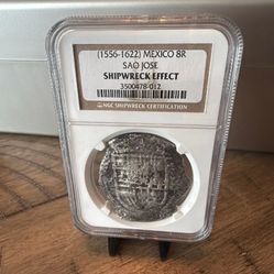 1556 though 1622 Mexico 8R Sao Jose Shipwreck