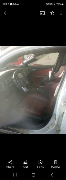 Two thousand fourteen s r t eight charger red interior complete