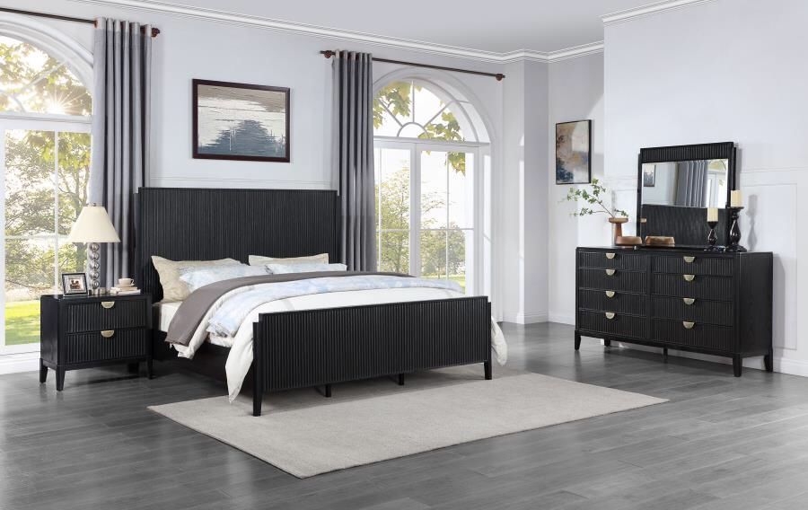 4 Piece Bedroom Set Include Queen Bed, Dresser, Mirror, 1 Nightstand…Optional Chest and sizes can be added