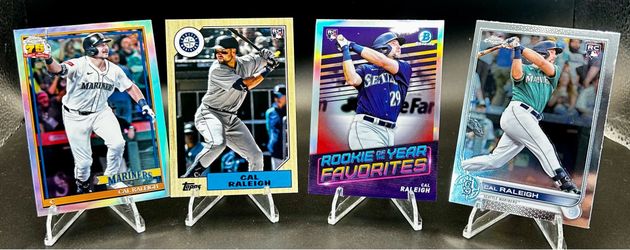 Cal Raleigh RC (3), Topps Chrome 75 years- Seattle Mariners