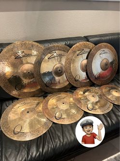 🔥 New 8 Piece Turkish Cymbal Pack drum set drums