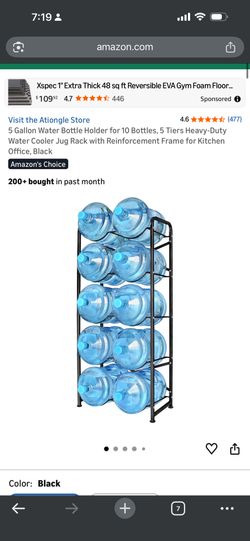 5 Gallon Water Bottle Holder for 10 Bottles,