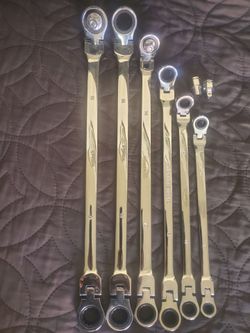 Llaves Glexibles Extra Largas De Carraca De 8-19 mm $89 Precio Firme