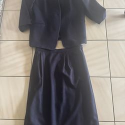 Oleg Cassini Wool Skirt Suit 14