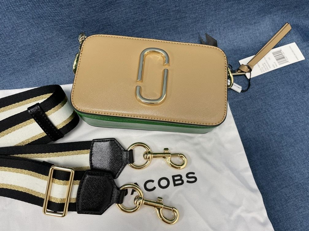 Marc Jacobs Snapshot  Crossbody Bag Sandcastle Multi