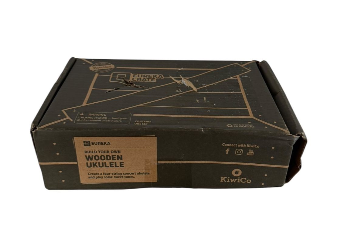 KiwiCo. Eureka Crate Wooden Ukulele NEW