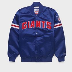 Vintage Starter Giants Heavyweight Satin Jacket