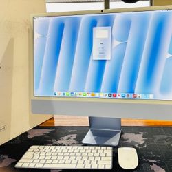 Apple iMac 24” 2024 M4 24GB RAM 512GB SSD Thunderbolt 4 Ports