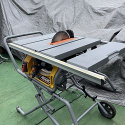 RIDGID 15 Amp 10 in. Portable Corded Pro Jobsite Table Saw with Stand (NO ACCESSORIES)