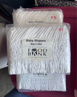 Size 2 Baby Diapers / Pañales tamaño 2