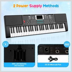 61 Keys Electronic Keyboard Piano 